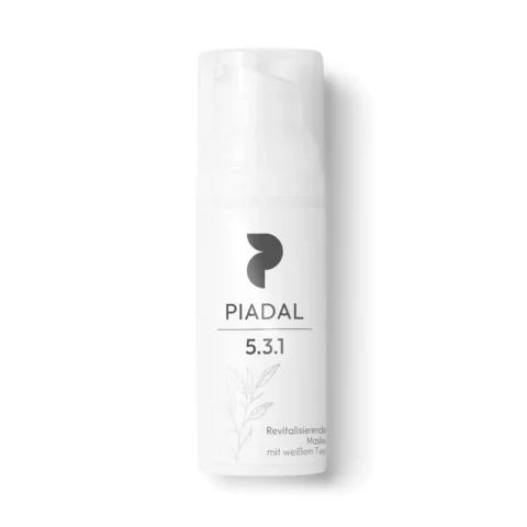 Revitalisierende Gesichtsmaske mit Weißem Tee in eleganter Spenderverpackung von Piadal Kosmetik