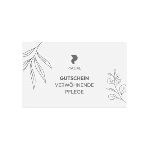 Elegante Piadal Kosmetik Gutscheinkarte